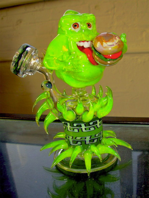 Ghostbusters Slimer Glass Pipe slimer glass pipe ghostbusters Ghostbusters Slimer Glass Pipe