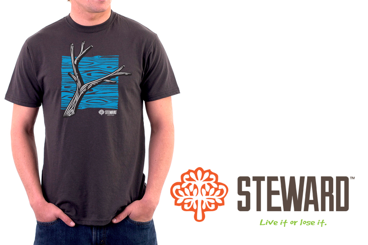 steward15 driftwood   T shirt by Steward