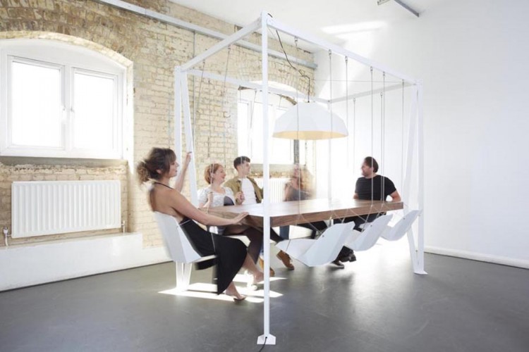 Swing Table by Duffy London swing table duffy design studio london gessato 4 750x500 Swing Table by Duffy London
