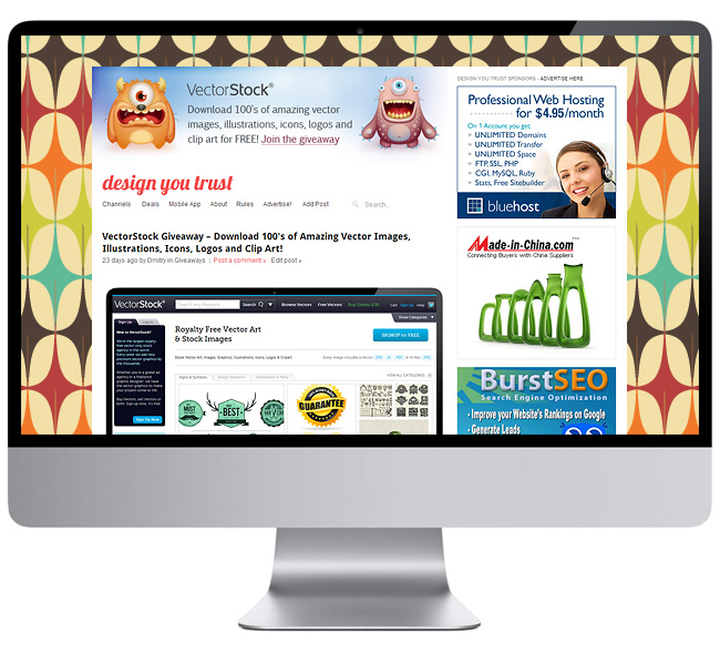 Advertisement vectorstock Advertisement