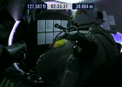 1 Faster than the speed of sound Fearless Felix’ Baumgartner jumps from edge of space: In Gif