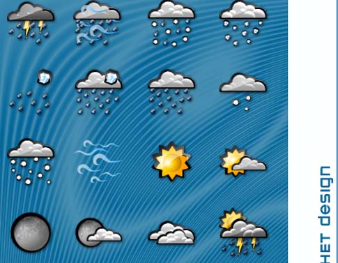 11.free weather icons 30 Sets Of Really Attractive Yet Free Weather Icons