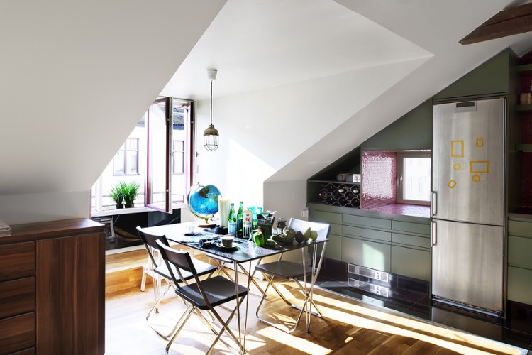 1128 750x500 Amazing Duplex Apartment in Stockholm, Sweden