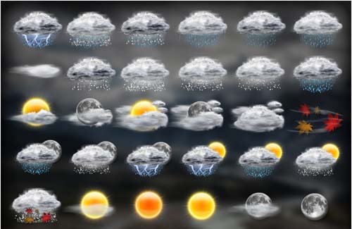15.free weather icons 30 Sets Of Really Attractive Yet Free Weather Icons