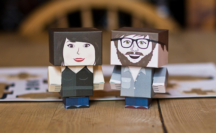  Foldable me, a kickstarter project that allows you to create a cardboard you