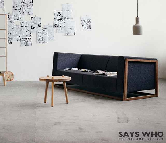 1o37 Curb sofa by SAYS WHO