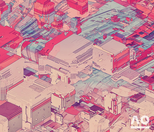 Pixel City by Atelier Olschinsky 1o38 Pixel City by Atelier Olschinsky
