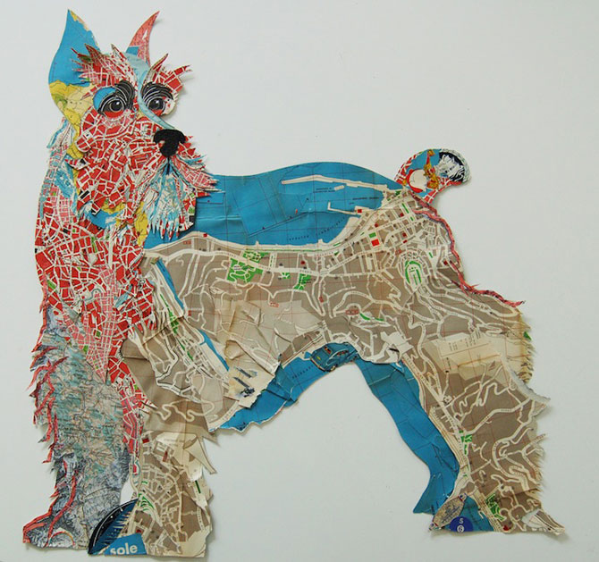 2 21 Peter Clark Dog Collages