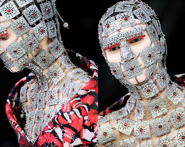 Bra vices, head armour and necklaces made of spiky cactus plants in painful fashion trends 277 Bra vices, head armour and necklaces made of spiky cactus plants in painful fashion trends