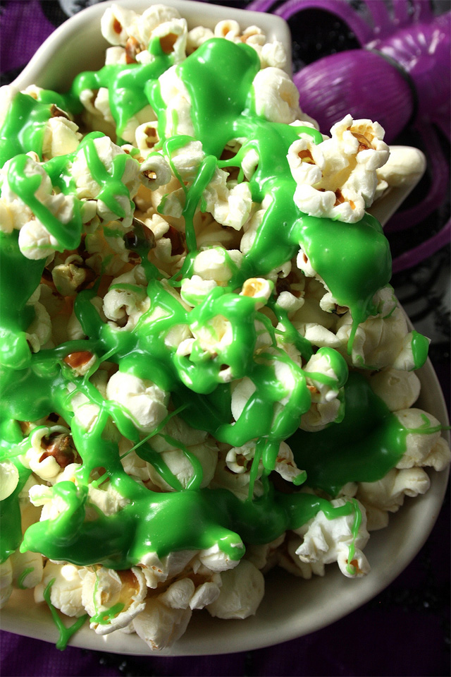 8130430377 f5db2ab5bd o Halloween Ectoplasm Slimed Popcorn