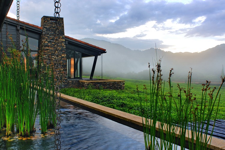 Nyungwe Forest Lodge by Keith Design & M2K Architecture GK02 Main Bldg Entrance Nyungwe Forest Lodge by Keith Design & M2K Architecture