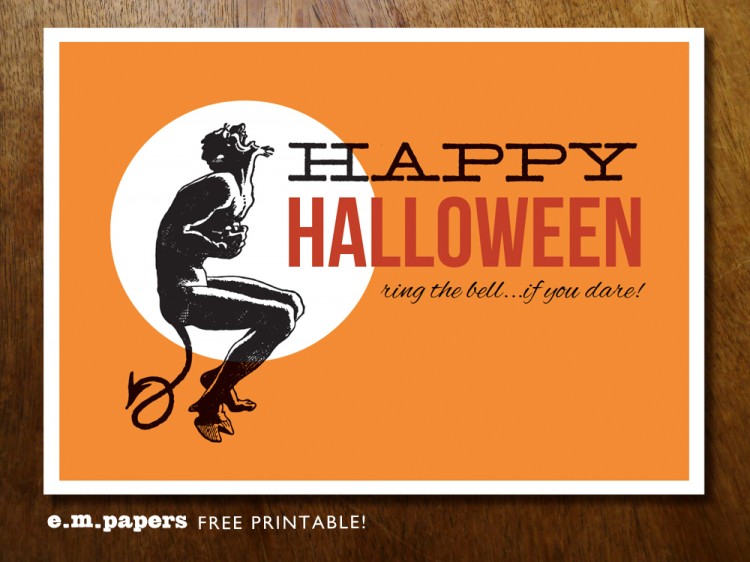 HalloweenPoster2 1000px 750x562 Free Printable Halloween Mini Poster From e.m.papers