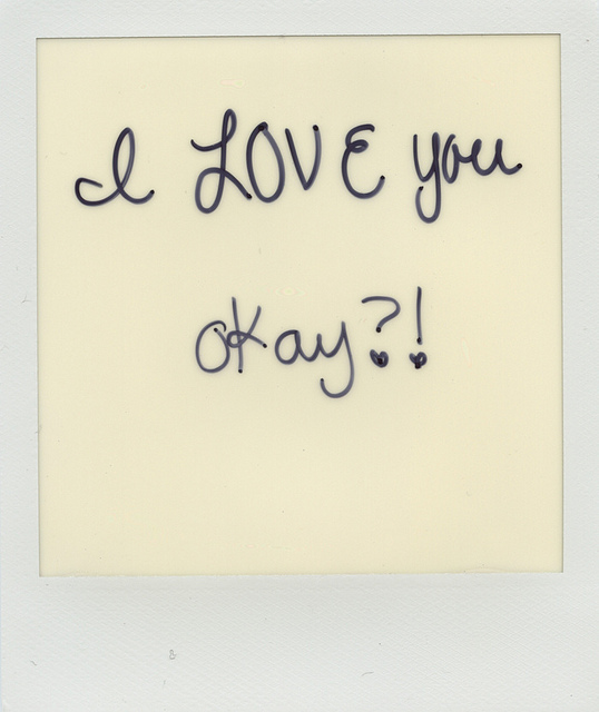 I Just Called To Say I Love You I love You Polaroid 3 I Just Called To Say I Love You