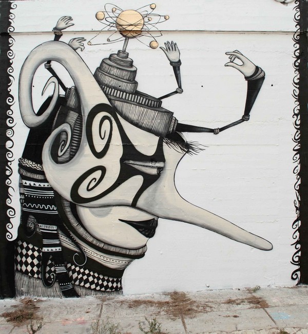SKOUNT 3 Street art by Skount