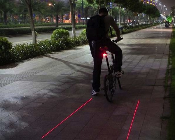 Bicycle Laser Tail Lights bicycle lane laser tail light 1 Bicycle Laser Tail Lights