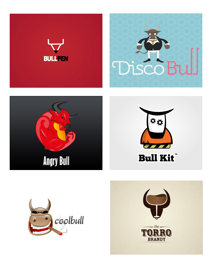 25 Bull Logo Design Inspiration bull1 25 Bull Logo Design Inspiration