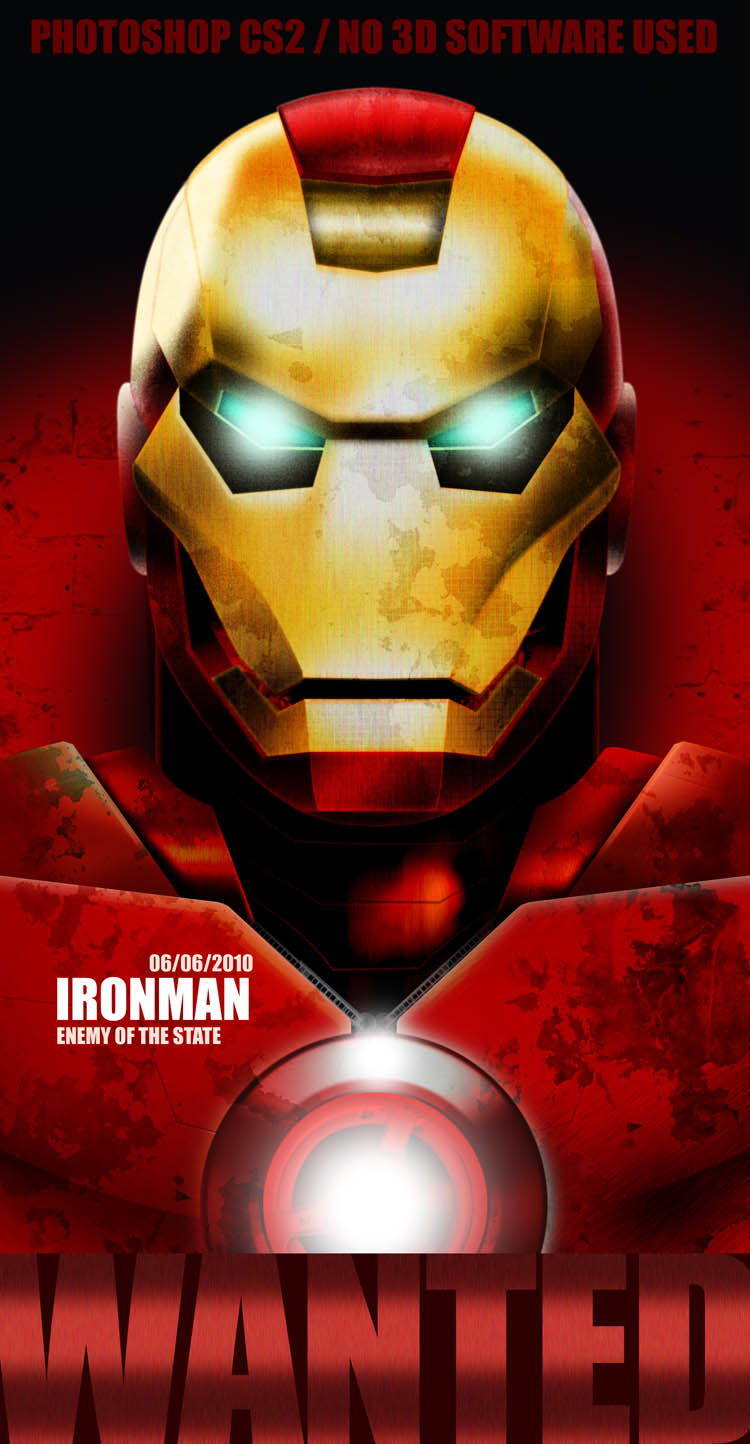 enemy stark Old Iron Man illustration of mine circa 2010.