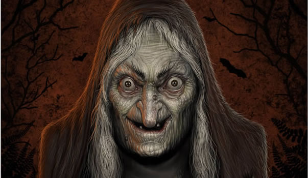 evil witch 20 Monstrous Tutorials for Halloween