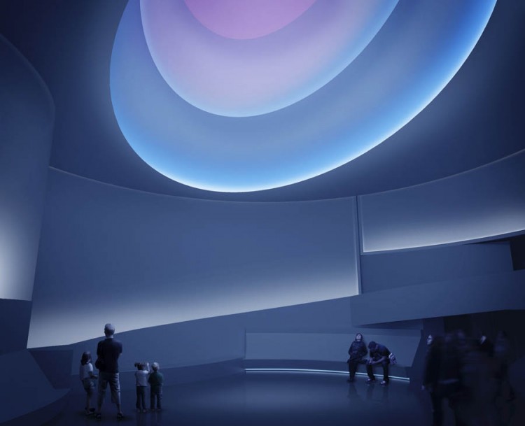 James Turrell james turrell guggenheim rendering collabcubed 750x609 James Turrell