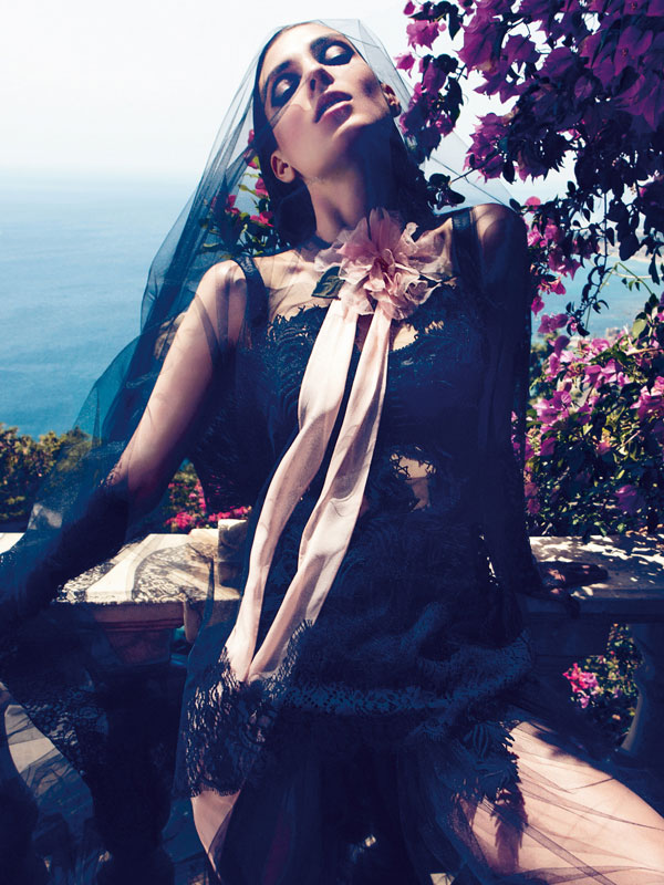 D&Gs Dolce Vita kati nescher by camilla akrans vogue germany october 2012 d and g 07 D&Gs Dolce Vita