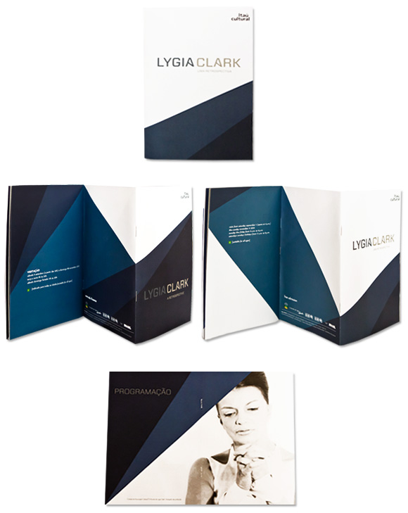 Identity for Lygia Clark exhibition at Itaú Cultural, by Jader Rosa lygiaclark folder jaderrosa© Identity for Lygia Clark exhibition at Itaú Cultural, by Jader Rosa