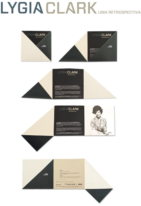 Identity for Lygia Clark exhibition at Itaú Cultural, by Jader Rosa lygiaclark marcaconvite jaderrosa© Identity for Lygia Clark exhibition at Itaú Cultural, by Jader Rosa