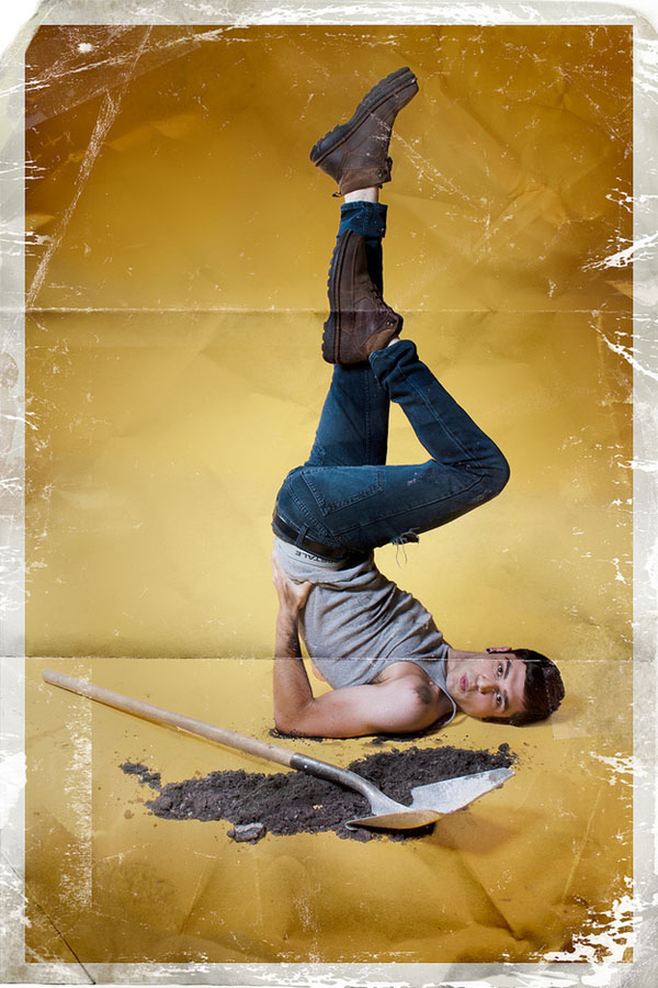  Men Photographed in Classic Pin Up Poses