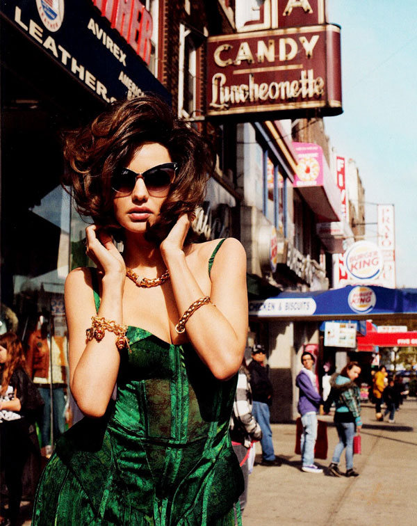 Flirty Fifties miranda kerr harpers bazaar us april 2012 terry richardson 3 Flirty Fifties