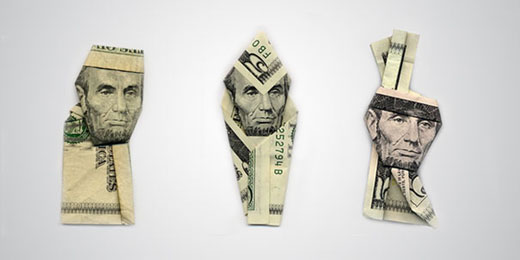 money origami 4 Moneygami by Yosuke Hasegawa