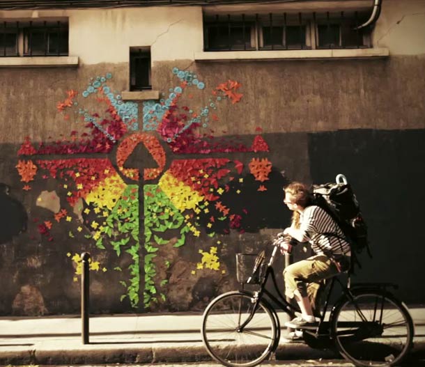Nature urbaine Beatiful music video as french Street Artists portraits nature urbaine charly et sa drole de dame 11 Nature urbaine Beatiful music video as french Street Artists portraits