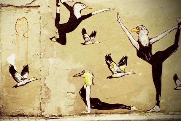 Nature urbaine Beatiful music video as french Street Artists portraits nature urbaine charly et sa drole de dame 12 Nature urbaine Beatiful music video as french Street Artists portraits