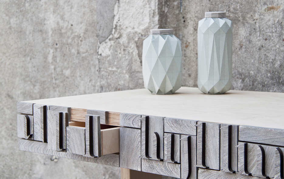 PAPER BECOMES FURNITURE newspaperwood 3 PAPER BECOMES FURNITURE