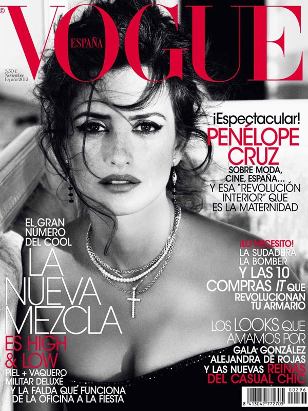 Penelope Cruz Covers Vogue Spain penlope cruz tom munro vogue spain 01 Penelope Cruz Covers Vogue Spain