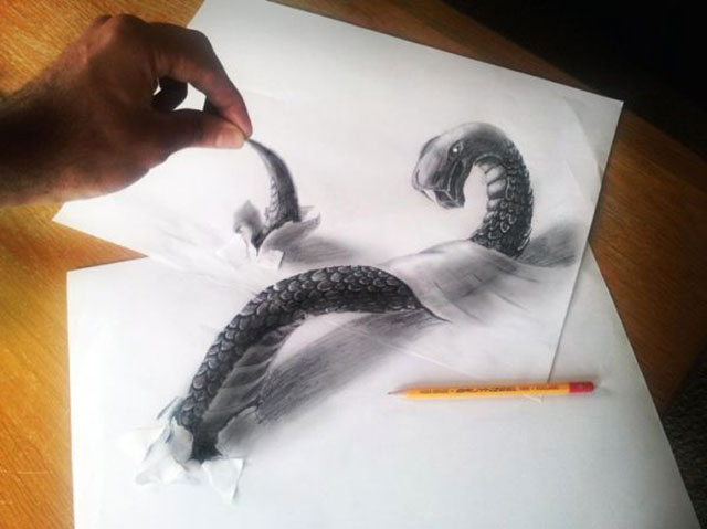 18 fantastic and incredible 3D drawings on paper 18 fantastic and incredible 3D drawings on paper