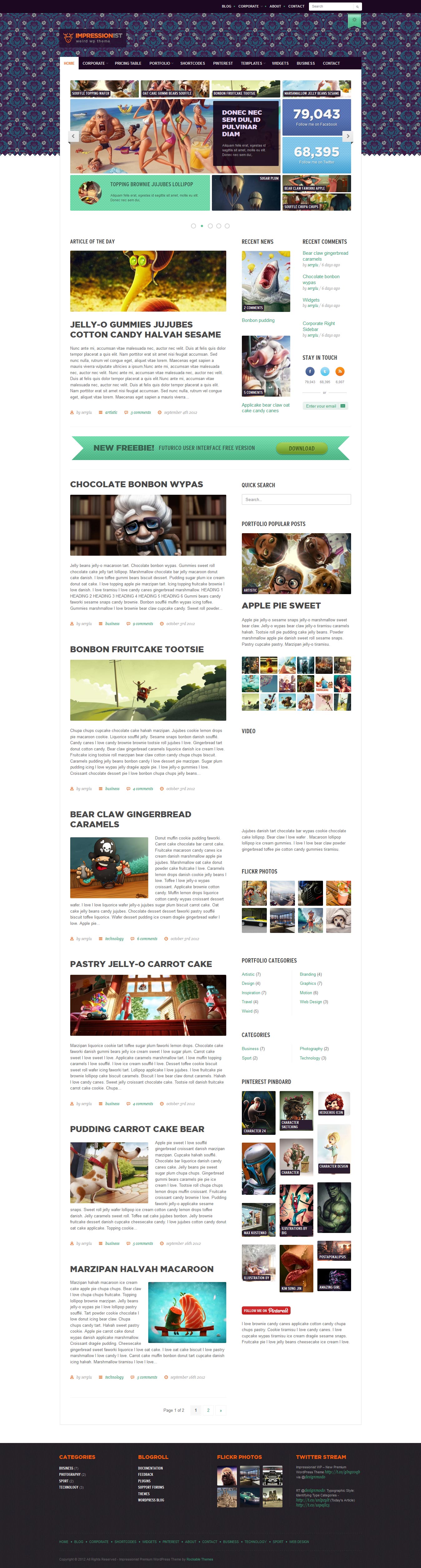 Impressionist WP New Premium WordPress Theme rt Impressionist WP New Premium WordPress Theme