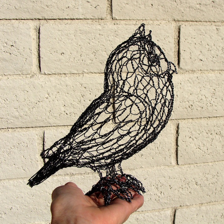 Twisting Wire to Create Cute Animal Sculptures ruthjensenwiresculptures17 Twisting Wire to Create Cute Animal Sculptures