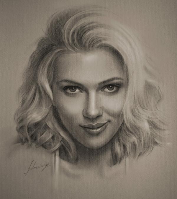 Pencil Sketches by Krzysztof Lukasiewicz scarlett johansson by krzysztof20d600 674 Pencil Sketches by Krzysztof Lukasiewicz