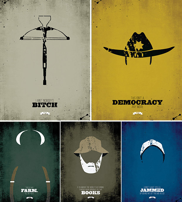 The Walking Dead Minimalist Prints the walking dead minimalist prints The Walking Dead Minimalist Prints