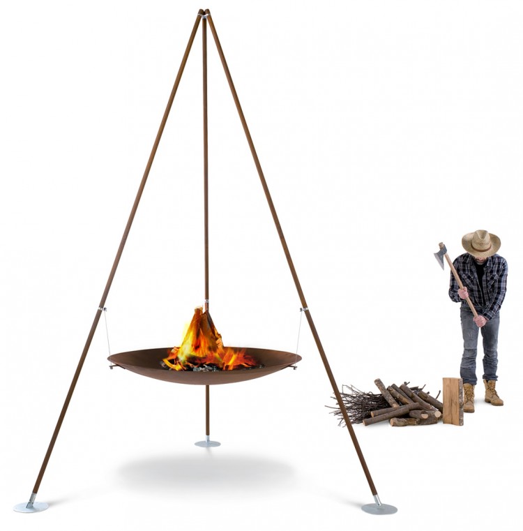 tripee ak47 design large 750x761 Tripee Outdoor Fireplace