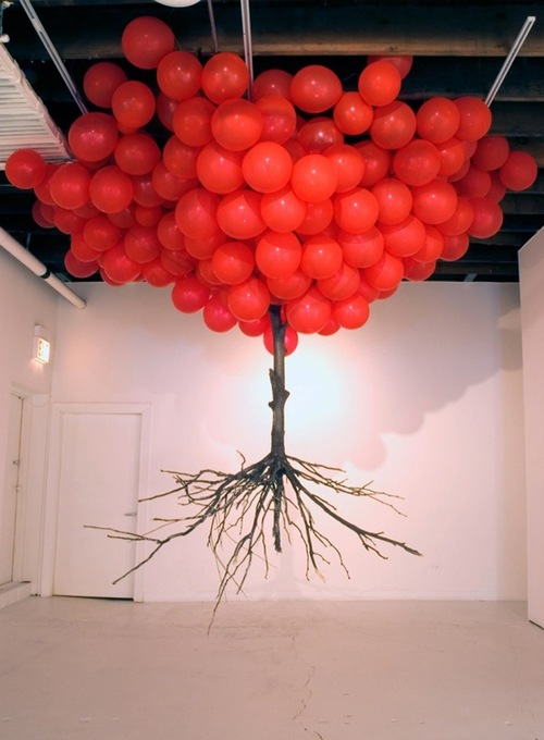tumblr makchrqeyX1qiqf01o1 500 Balloon Tree by Myeongbeom Kim