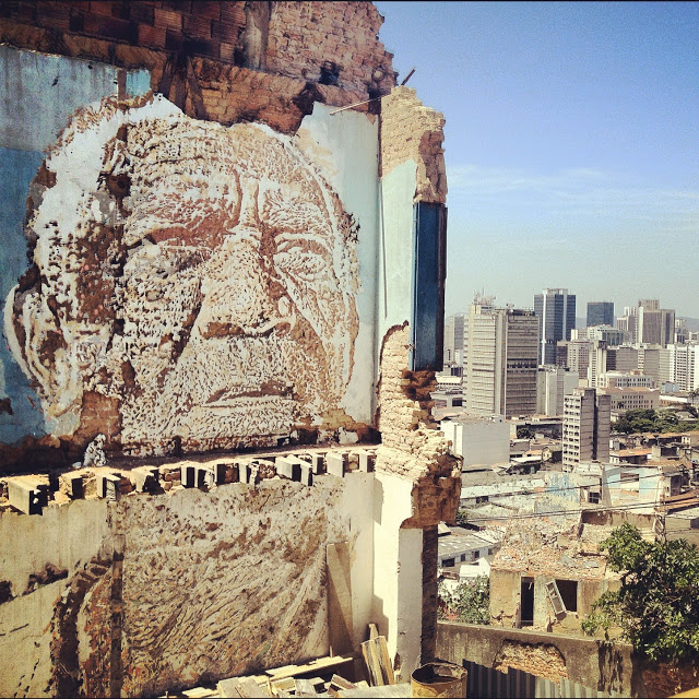 vhils riodejaneiro exeter 03 Streetart: Vhils – New Murals in Rio De Janeiro and Exeter