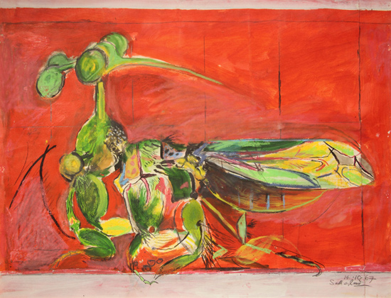 SUTHERLAND The painter who unmasked nature 04 Graham Sutherland Insect simulating seeds 1967 matita e gouache su carta SUTHERLAND The painter who unmasked nature