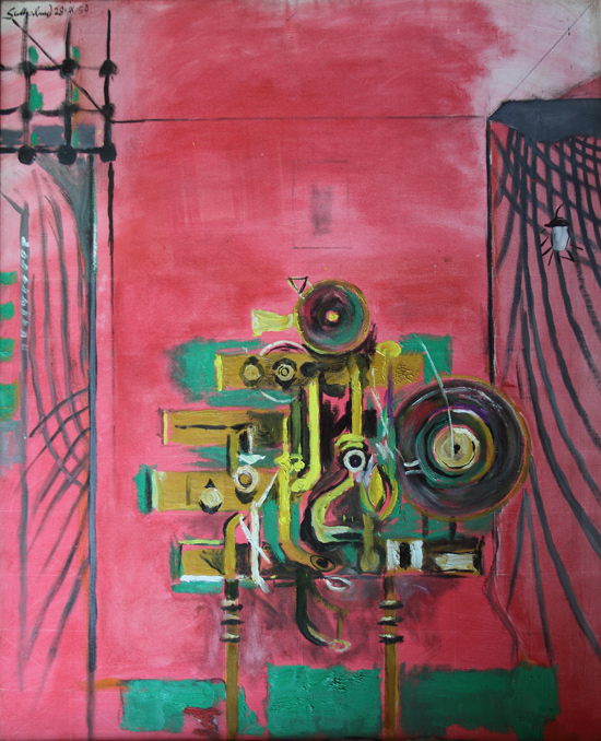 SUTHERLAND The painter who unmasked nature 06 Graham Sutherland Machine II 1959 olio su tela SUTHERLAND The painter who unmasked nature