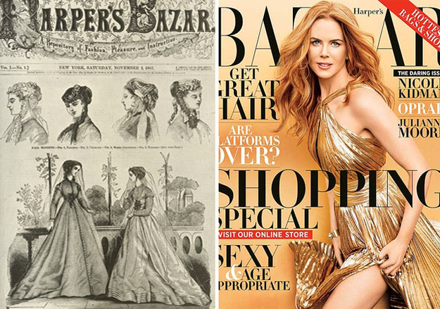Womens Magazines Then And Now 1. 1867 Womens Magazines Then And Now