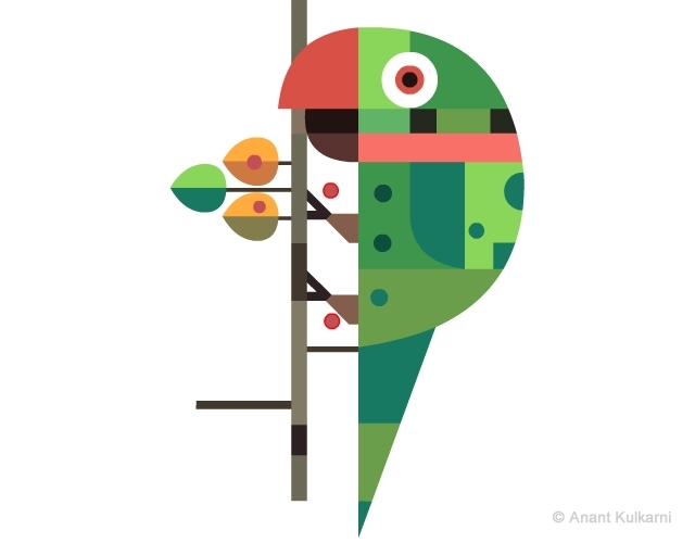 Geometric animals by Anant Kulkarni 1o23 Geometric animals by Anant Kulkarni