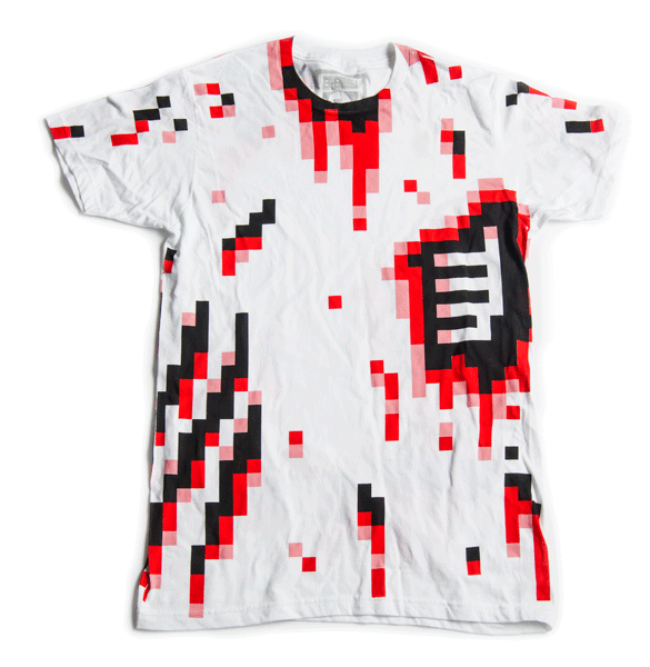 8 Bit Zombie blood pixels Halloween T Shirt custom design Boo hoo hoo! 25 cool Halloween t shirts designs