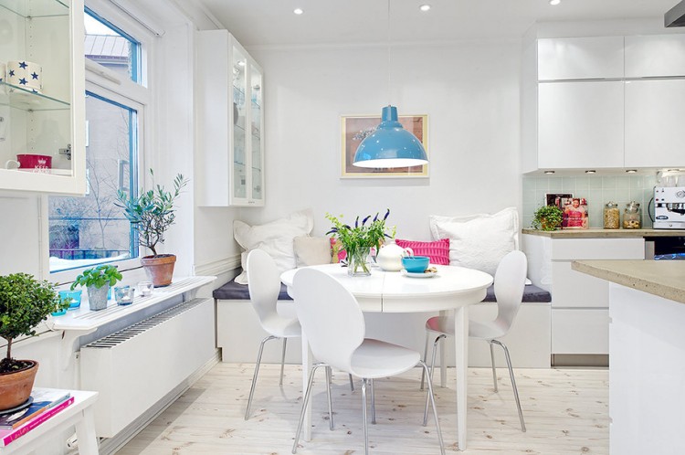 922 750x498 Amazing White Apartment with Lovely Colorful Details