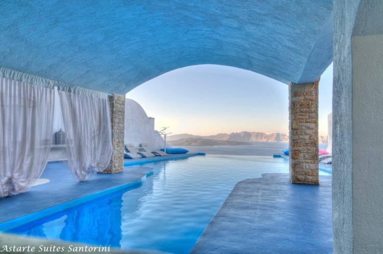 Honeymoon Escape: Astarte Suites, Santorini Astarte Suites Hotel in Santorini island Greece 750x497 Honeymoon Escape: Astarte Suites, Santorini