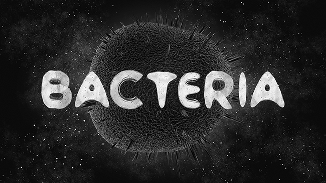 BacteriaW11 Bacteria typeface
