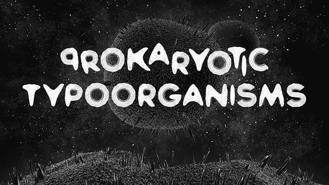 BacteriaW21 Bacteria typeface